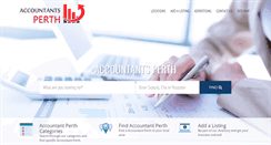 Desktop Screenshot of accountantsperth.com