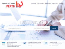 Tablet Screenshot of accountantsperth.com
